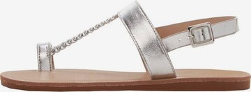 MANGO KIDS Sandals 'Ara' in Silver: front