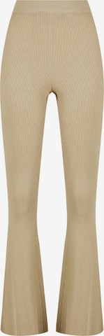 évasé Pantalon Urban Classics en beige : devant