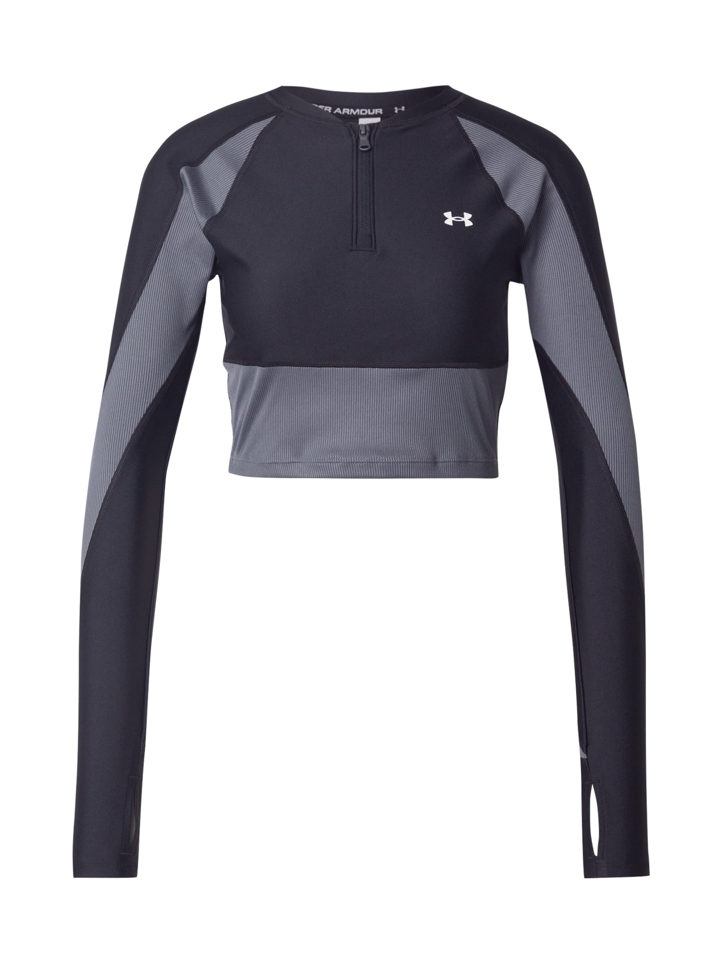 UNDER ARMOUR Функциональная футболка в Черный: спереди