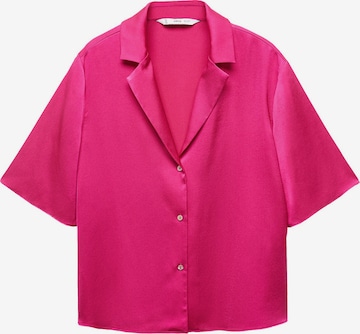 MANGO Bluse 'SASSA' i pink: forside