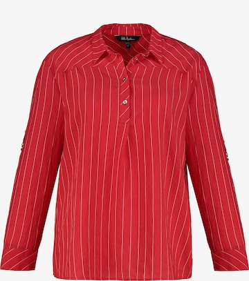 Ulla Popken Blouse in Rood: voorkant