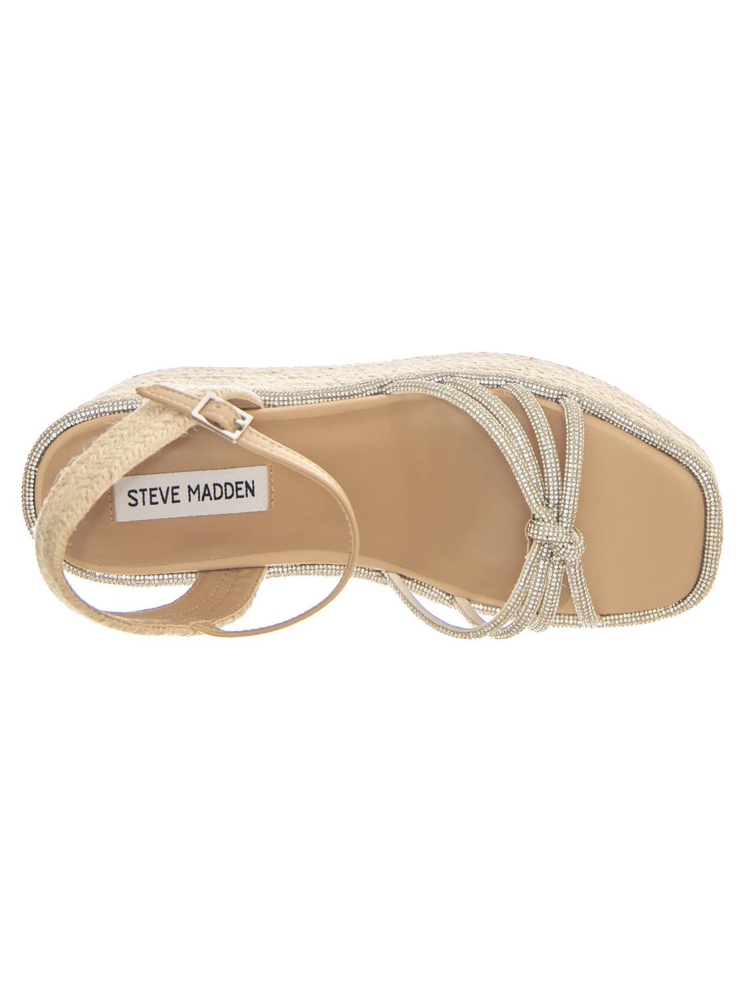 Sandales 'Jaded Rhinestone' STEVE MADDEN en beige
