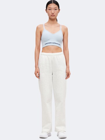 Bustino Reggiseno sportivo 'Vanish Seamless' di UNDER ARMOUR in blu