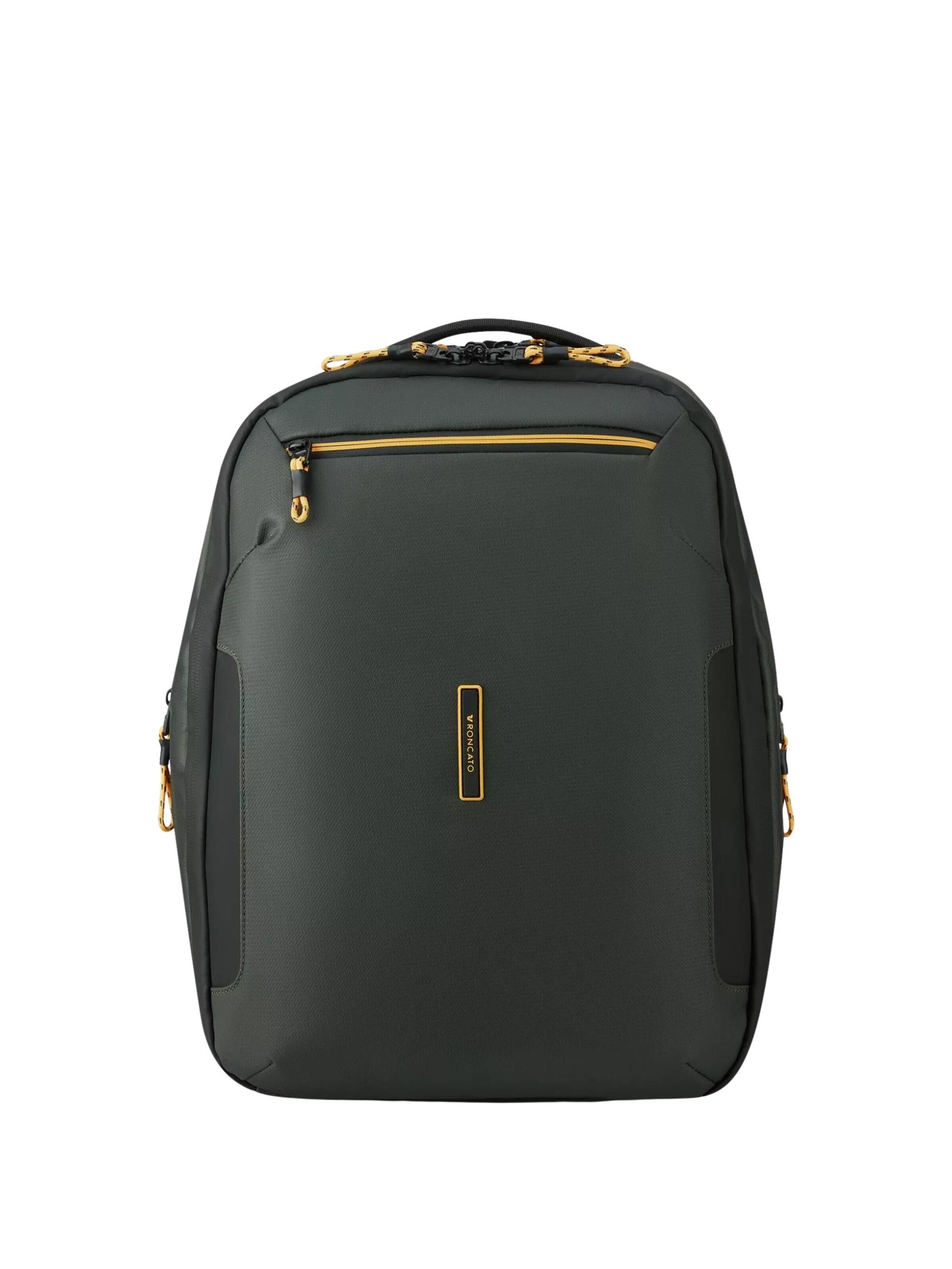 Roncato Backpack 'RONCATO ZAINO UNDERSEAT VUELING/WIZZAIR/RYANAIR 2 COMP ZAINO' in Green: front