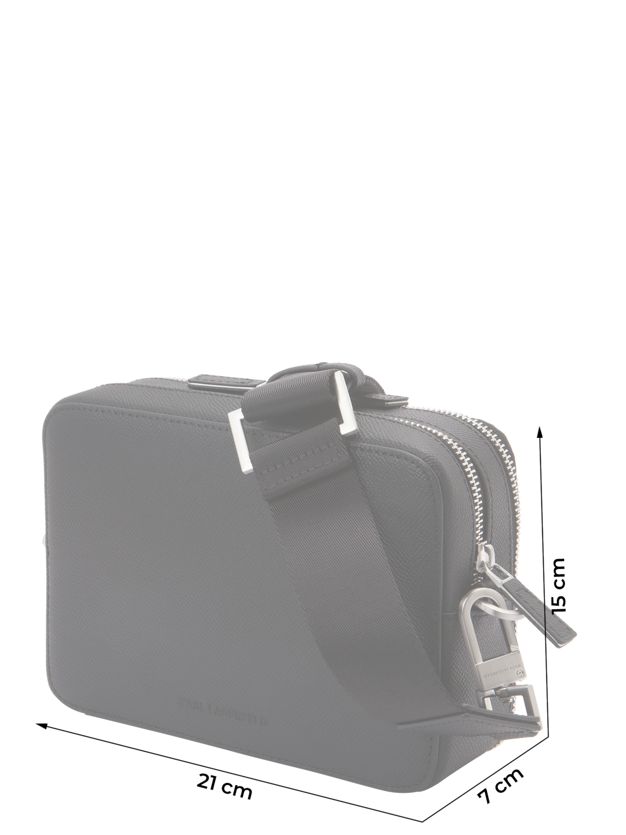 melns Karl Lagerfeld Pleca soma