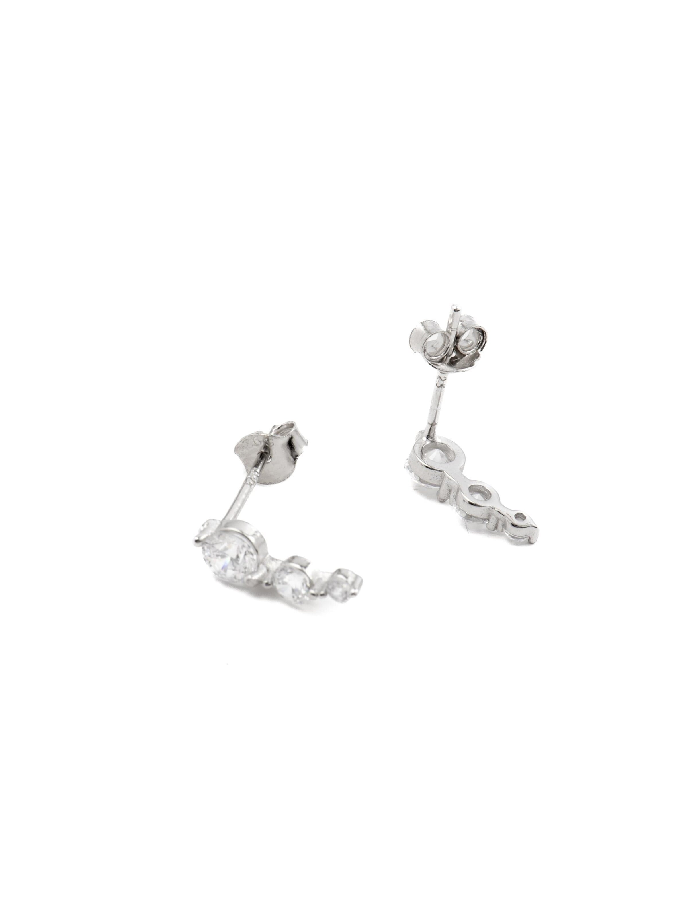Luxenter Earrings 'Lyar' in Silver