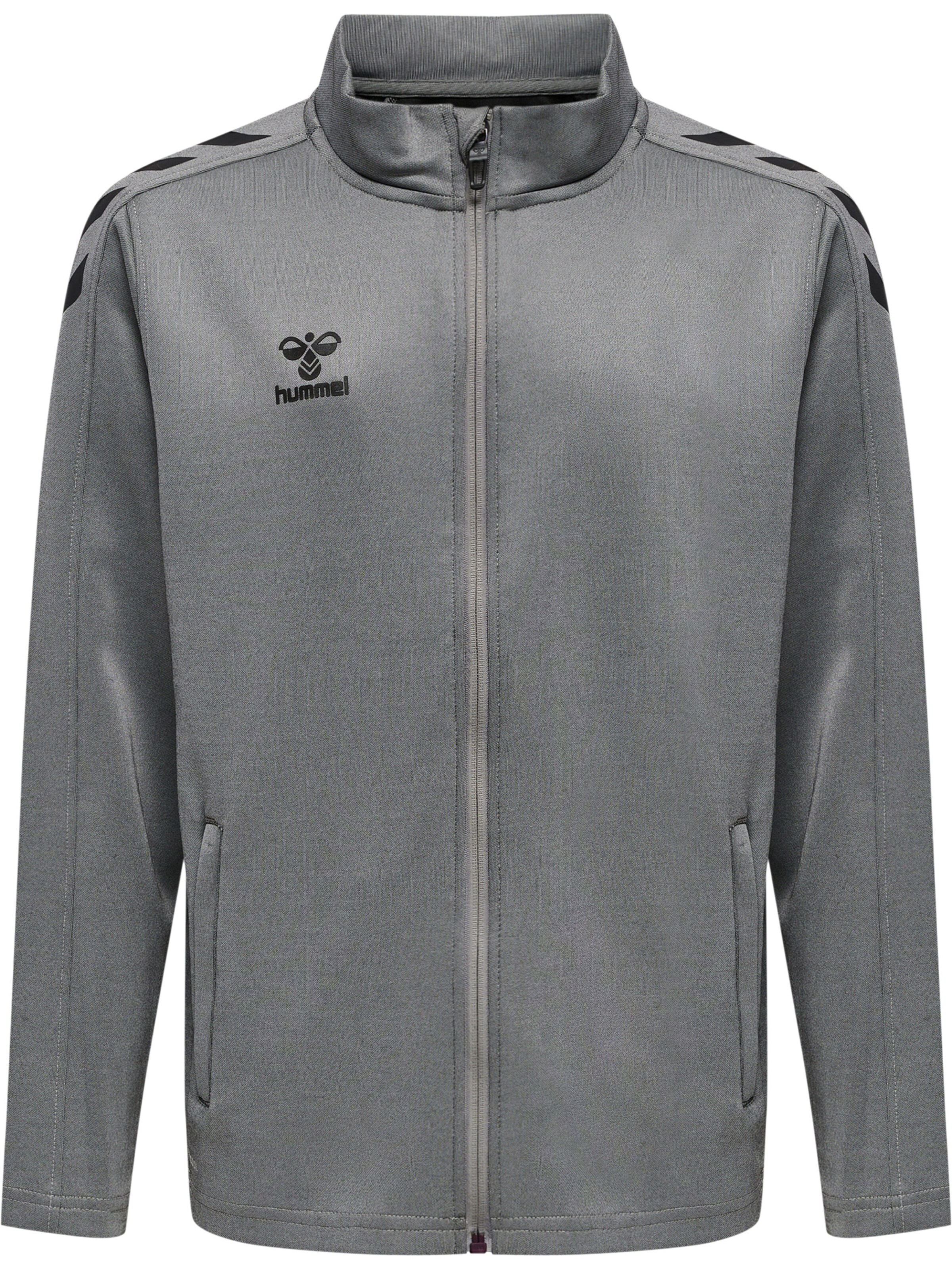 Hummel Sportsweatjacke 'Core Xk' in Grau: Vorderseite