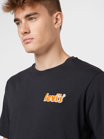 juoda LEVI'S ® Marškinėliai 'Relaxed Fit Tee'