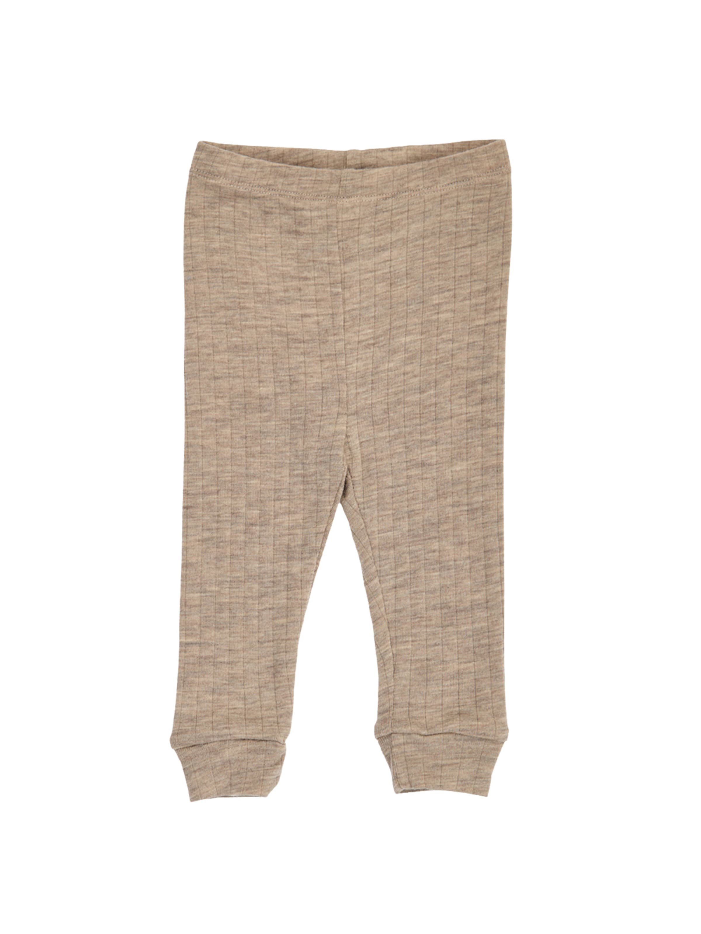 Müsli by GREEN COTTON - Tapered Calças em castanho: frente