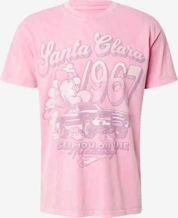 HOLLISTER T-shirt i rosa: framsida