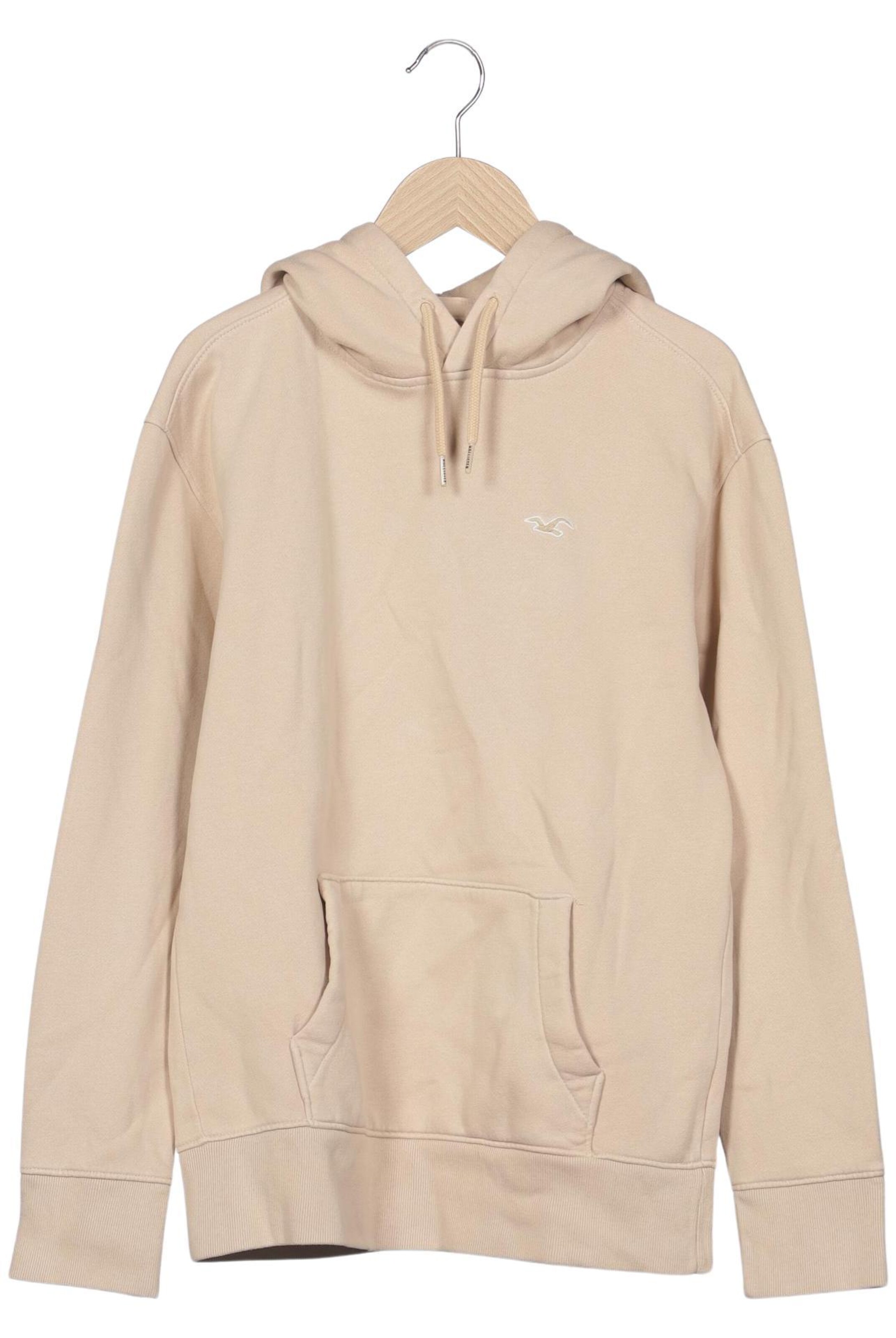 HOLLISTER Sweatshirt & Zip-Up Hoodie in XS in Beige: front