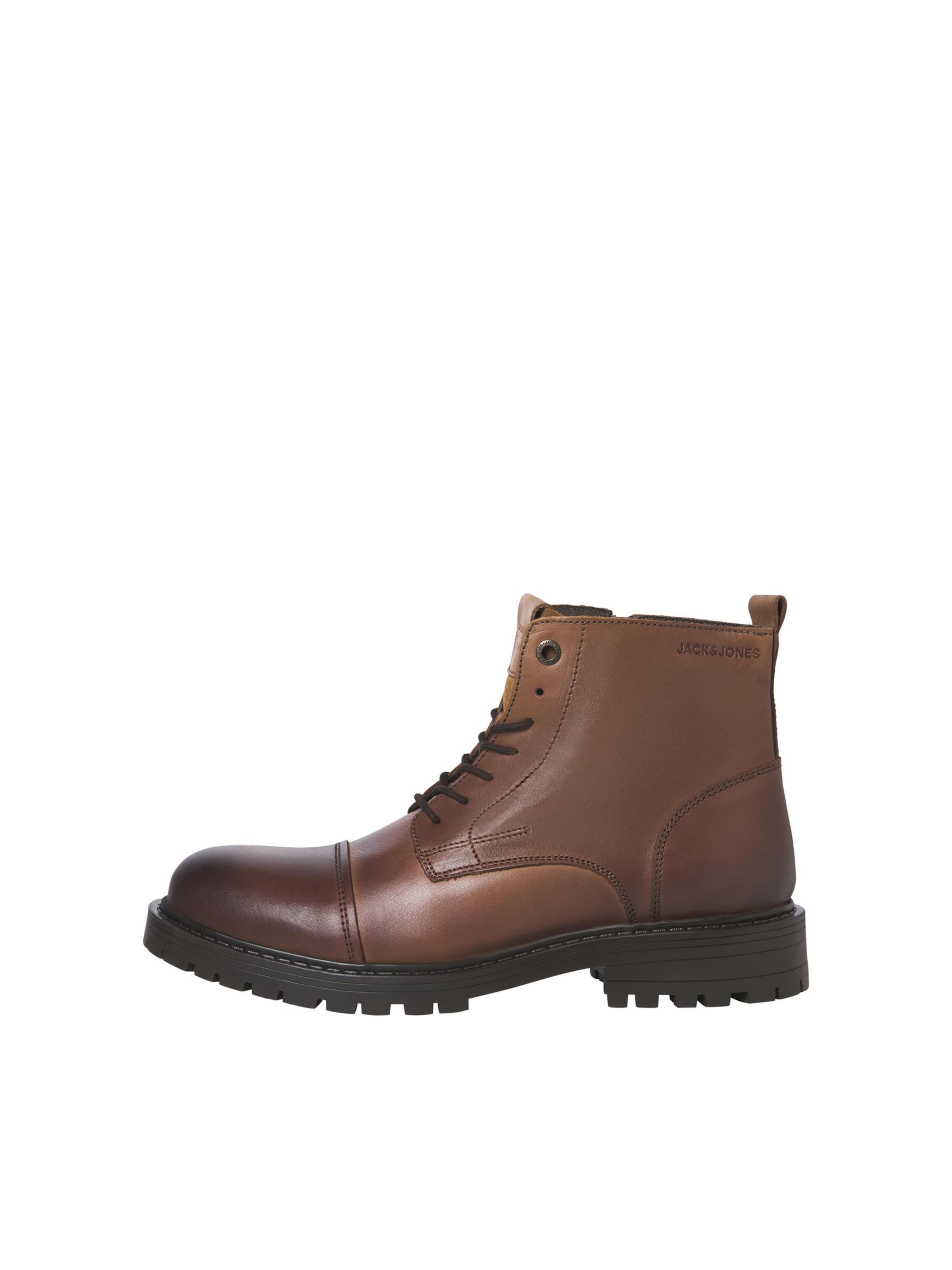 JACK & JONES Šněrovací boty 'JFWTremor' – hnědá: přední strana