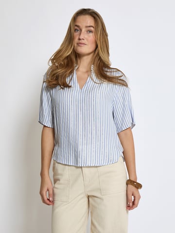 Peppercorn Blouse 'Hailey' in Blauw: voorkant