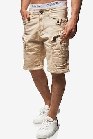 INDICODE JEANS Regular Shorts in Beige