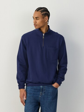 Sweat-shirt Next en bleu : devant