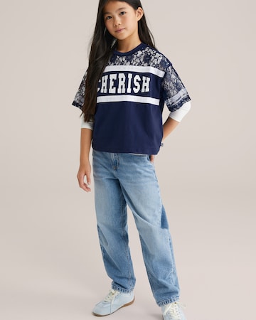 Tricou de la WE Fashion pe albastru