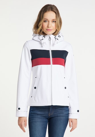 DreiMaster Maritim Weatherproof jacket in White: front