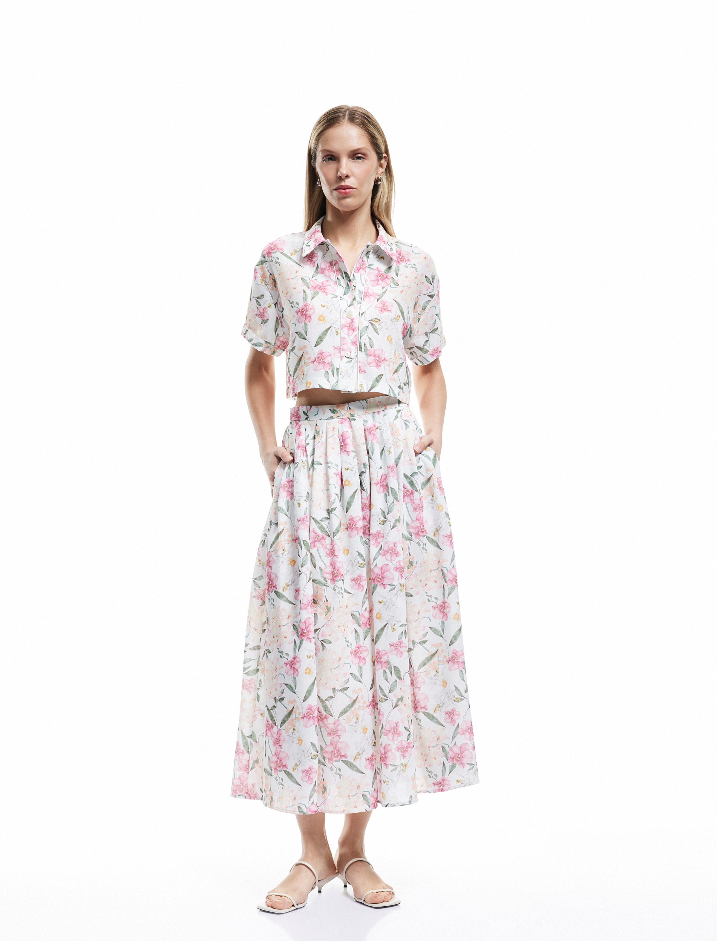 Koton Skirt in Pink: front