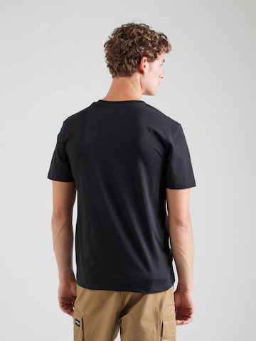19V69 ITALIA T-Shirt 'Felix' in Schwarz: Rückseite