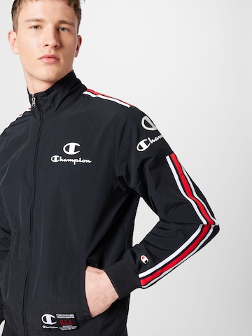 Champion Authentic Athletic Apparel Демисезонная куртка в Черный