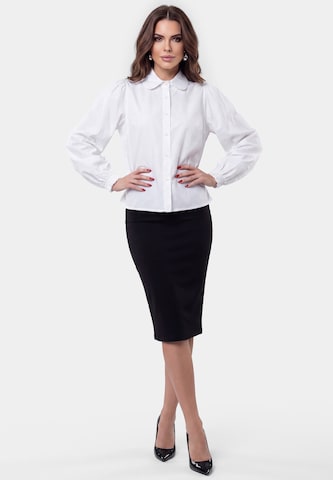 Chemisier faina en blanc