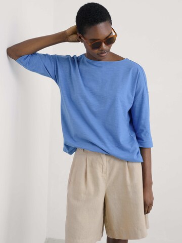 T-shirt 'Tremayne Quay' Seasalt Cornwall en bleu : devant