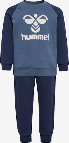 Hummel Trainingspak 'Humming' in Blauw: voorkant
