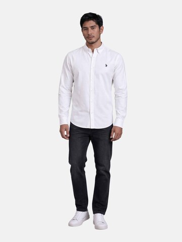 U.S. POLO ASSN. Regular Fit Hemd in Weiß