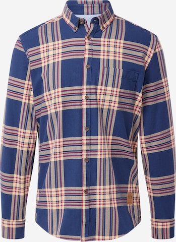 Springfield Regular fit Button Up Shirt in Blue: front