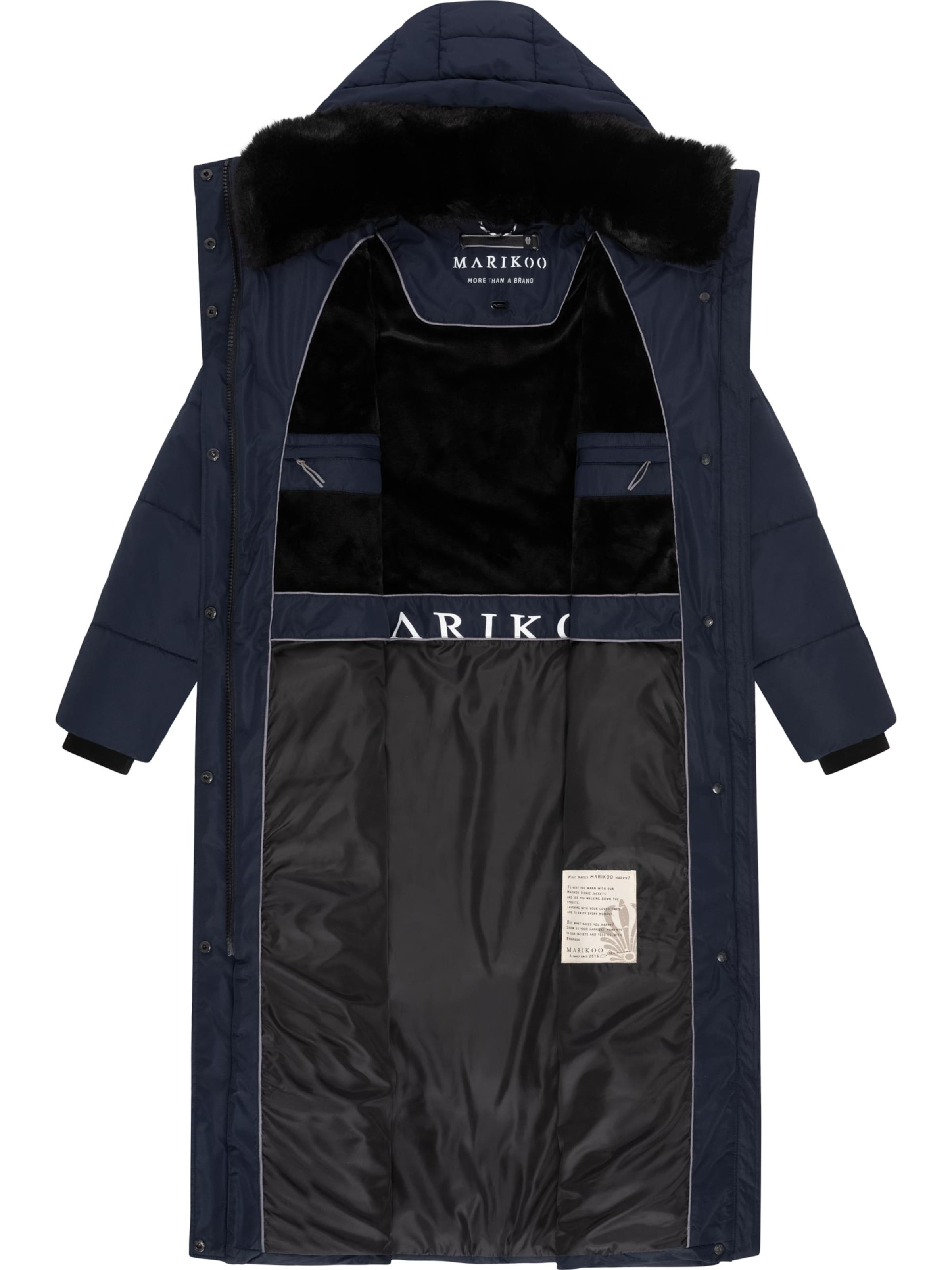 Manteau d’hiver 'Hingucker XIV-1' MARIKOO en bleu