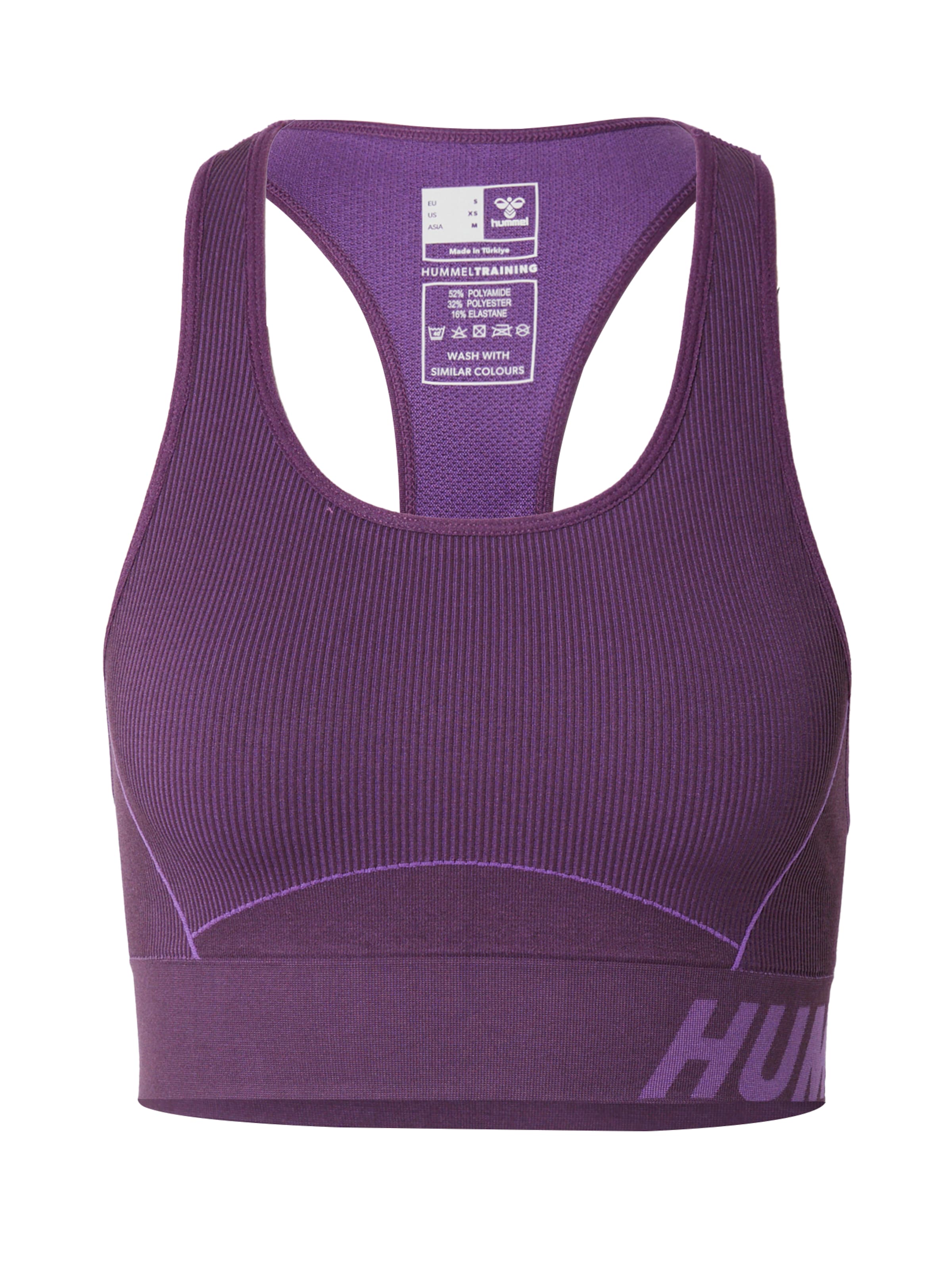 Hummel Bustier Sport-BH 'Christel' in Lila: Vorderseite
