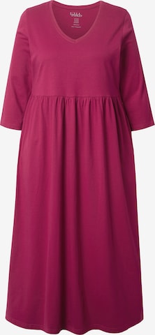 Robe Ulla Popken en rouge : devant