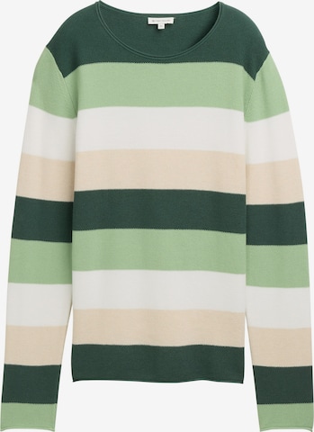 TOM TAILOR Sweter w kolorze zielony: przód