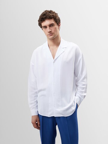 Comfort fit Camicia di Antioch in bianco: frontale
