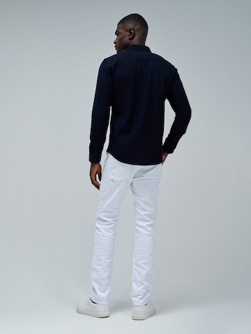 Coupe slim Chemise Salsa Jeans en bleu