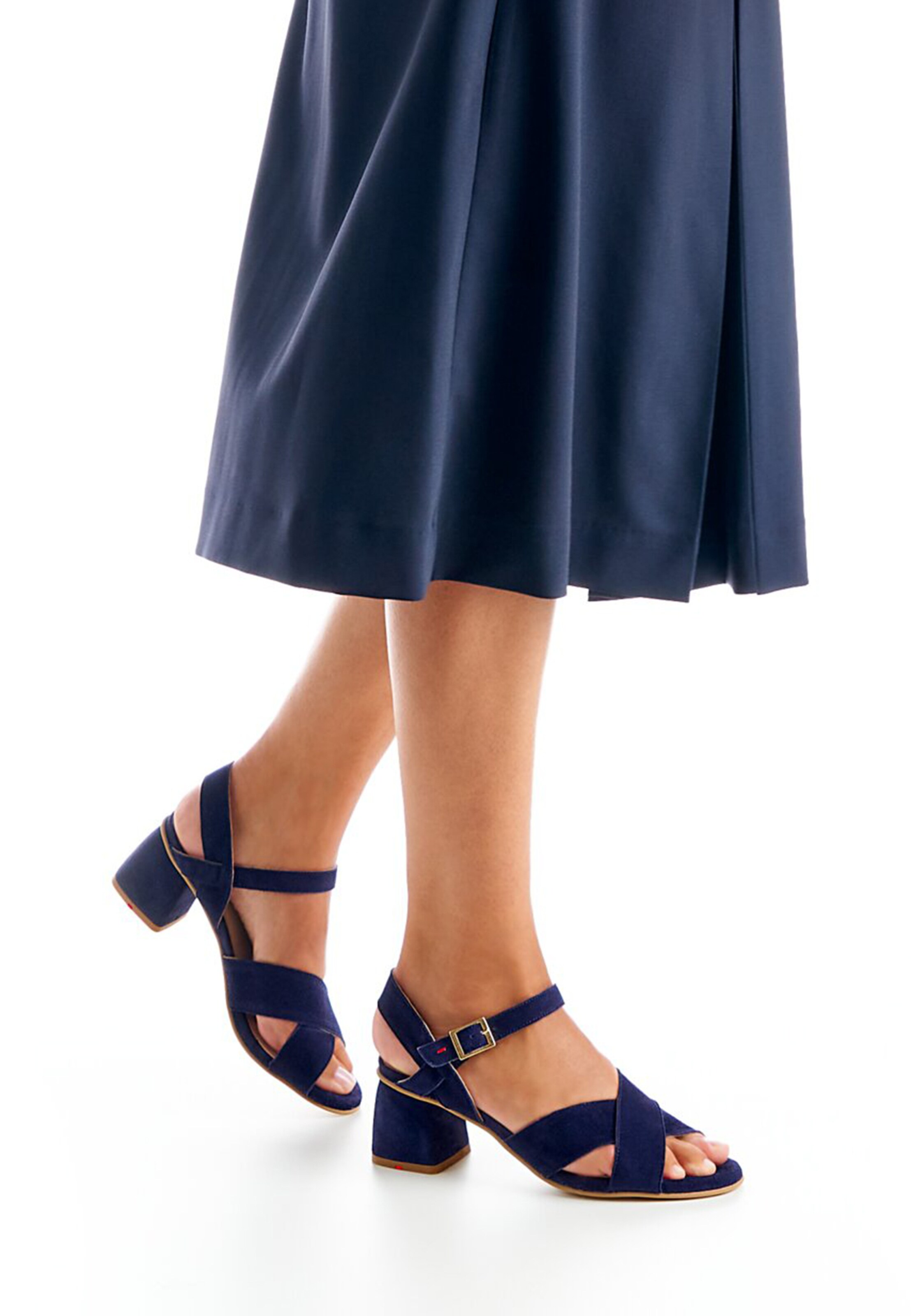 Sandales LLOYD en bleu : devant