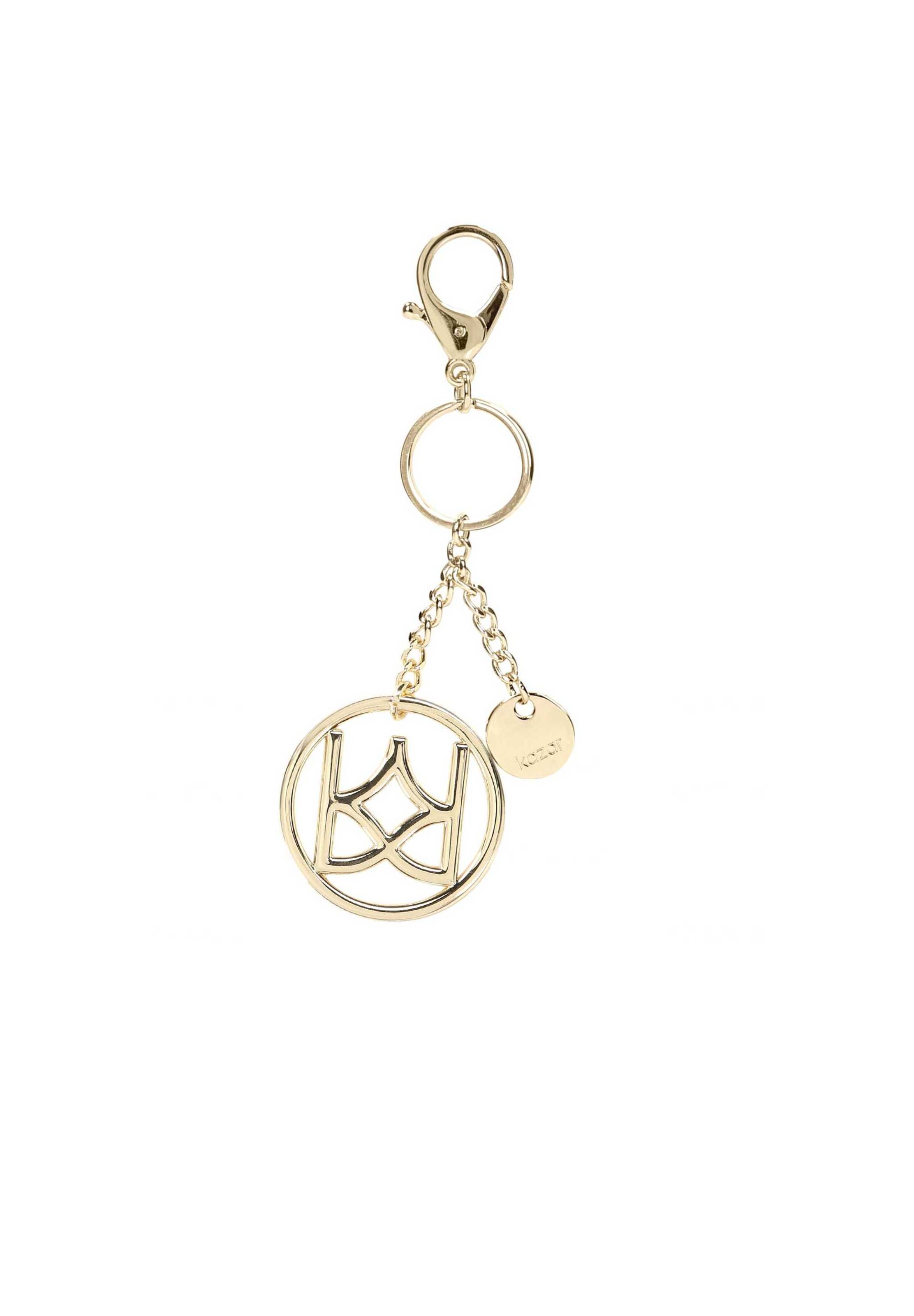Kazar Schlüsselanhänger in gold, Produktansicht