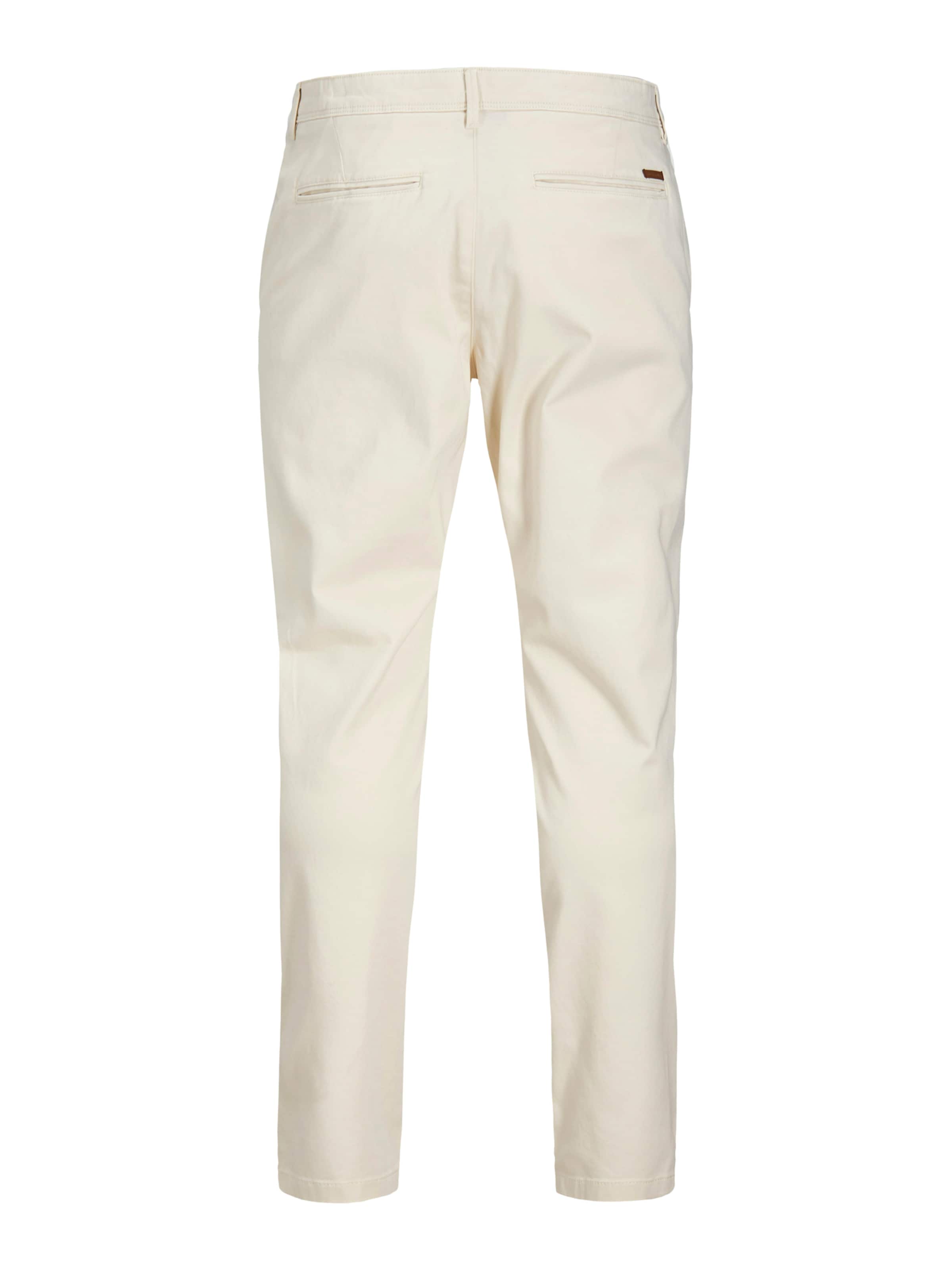 JACK & JONES Слим Брюки-чинос 'JJIMARCO JJBOWIE' в Белый