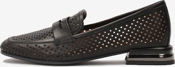 Kazar Slip-ons in Black: front