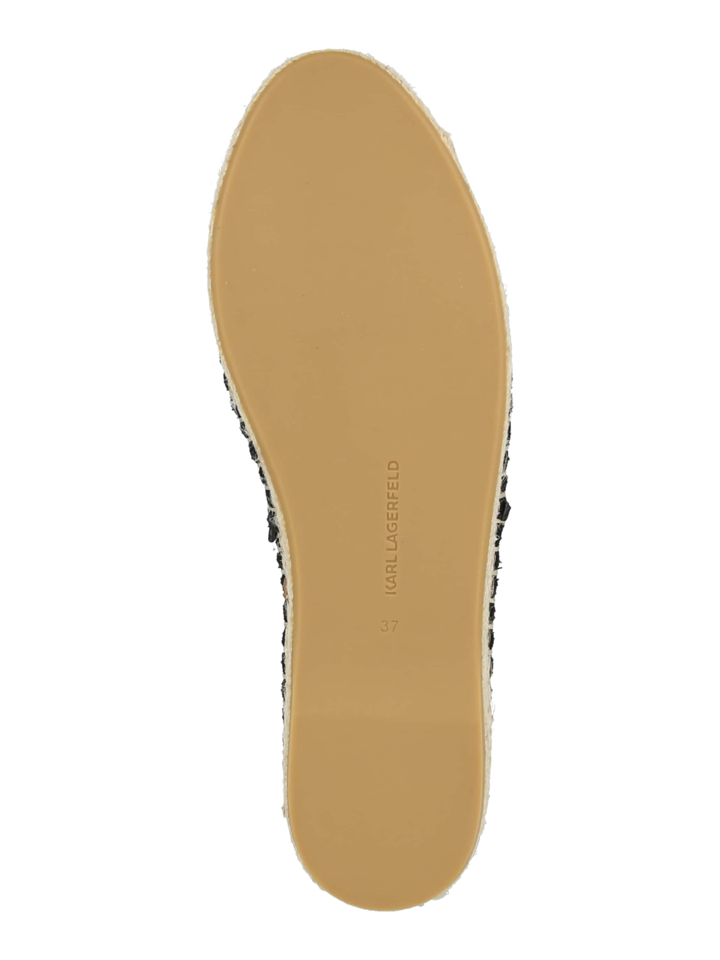 Karl Lagerfeld Espadrilles 'KAMINI' - fekete