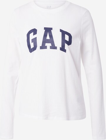 GAP Shirt in Wit: voorkant