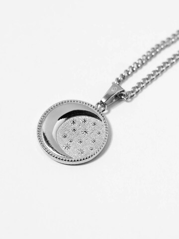 warpedsense Necklace 'Sun & Moon' in Silver