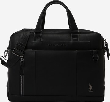 U.S. POLO ASSN. Document Bag 'CAMBRIDGE' in Black