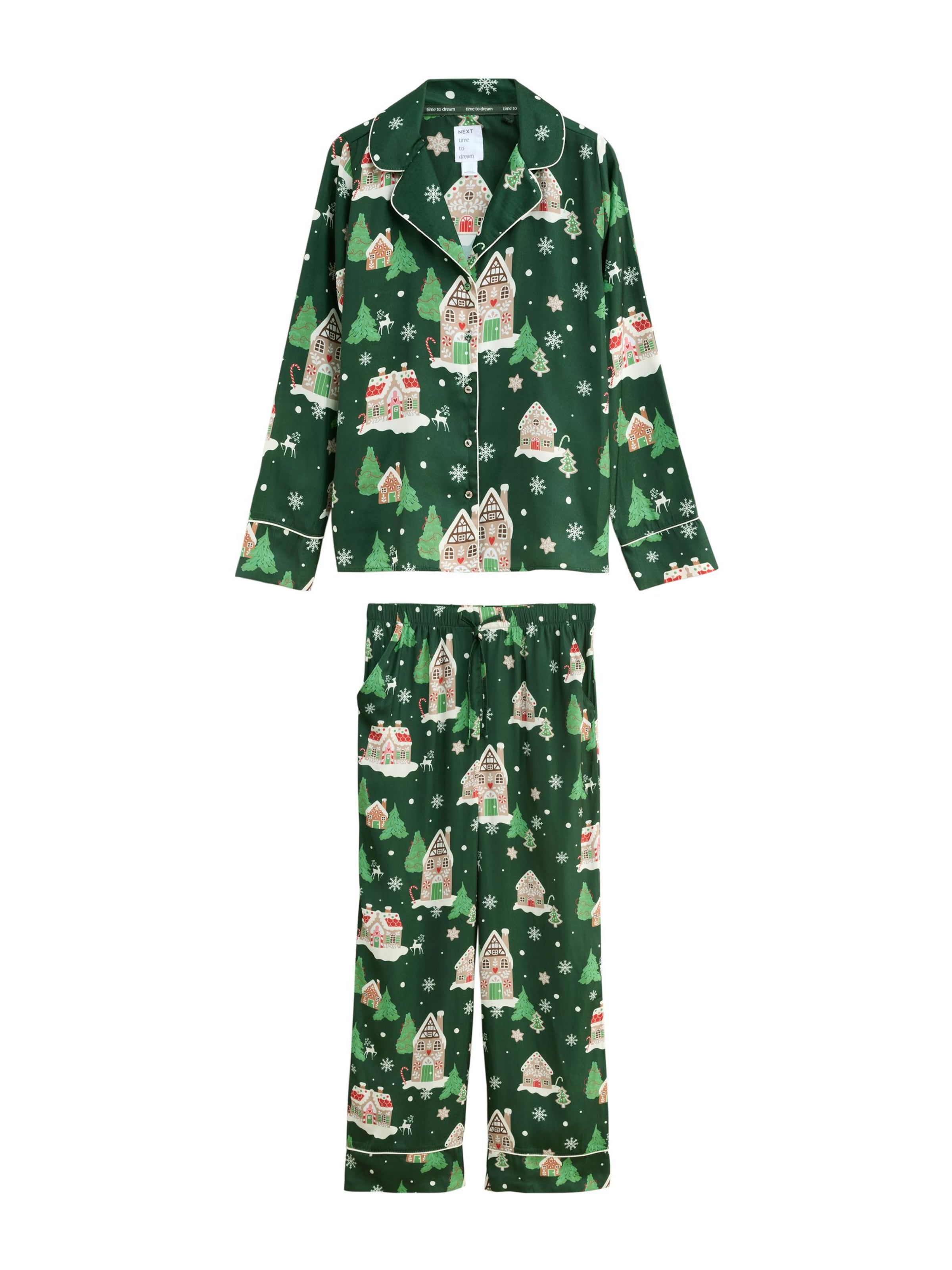 Next Pajama in Green: front