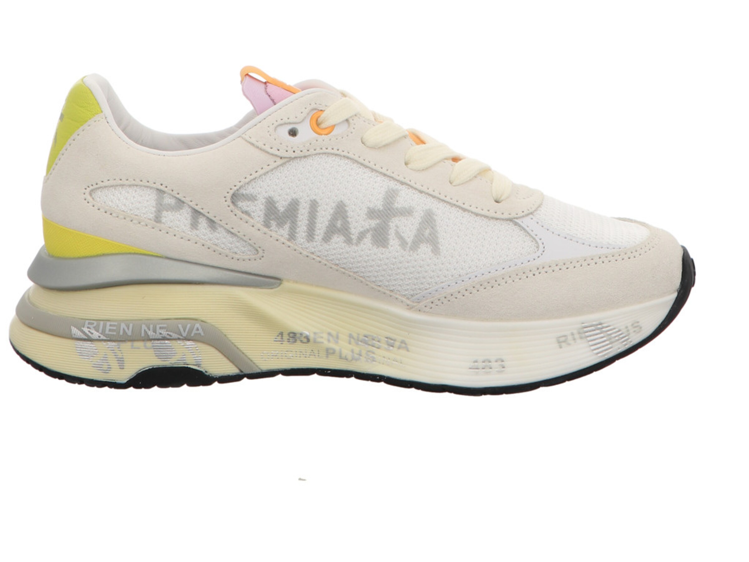 Premiata Schnürschuh in Weiß