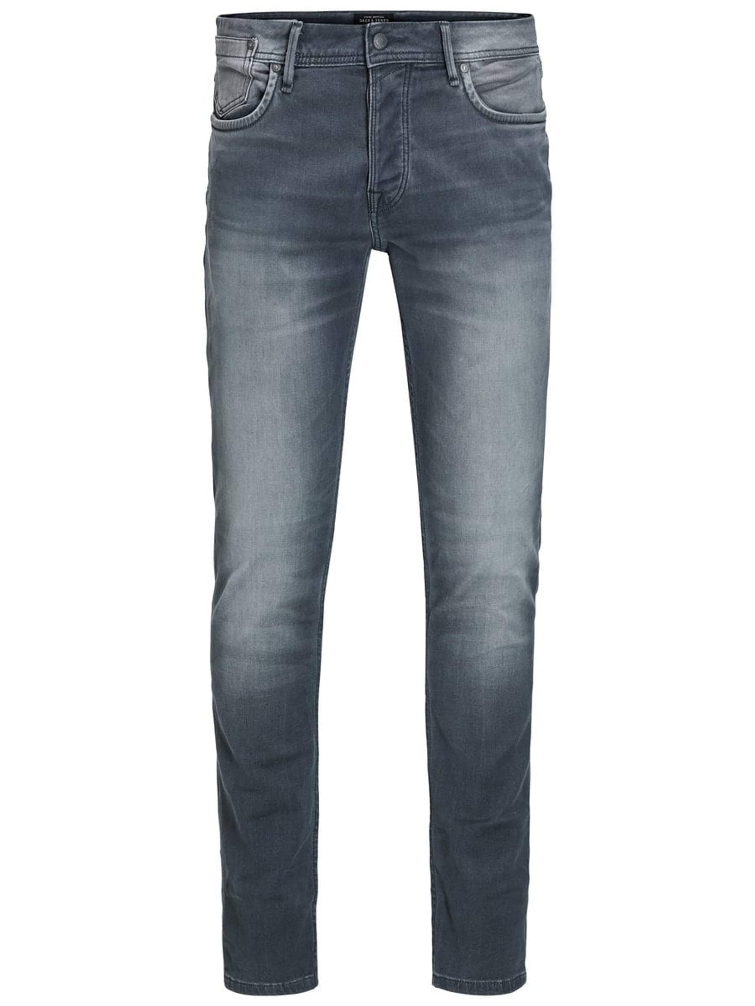 JACK & JONES Baggy Jeans in Grey: front