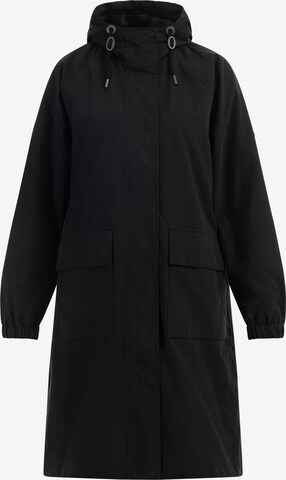 DreiMaster Vintage Between-Seasons Parka in Black: front