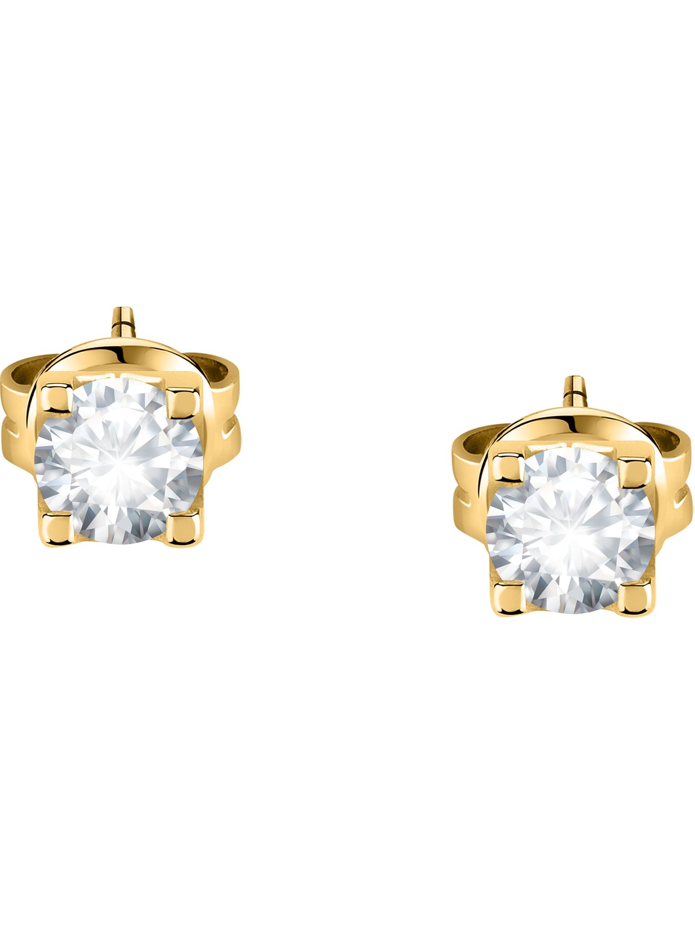 CHRIST Ohrringe in Gelb