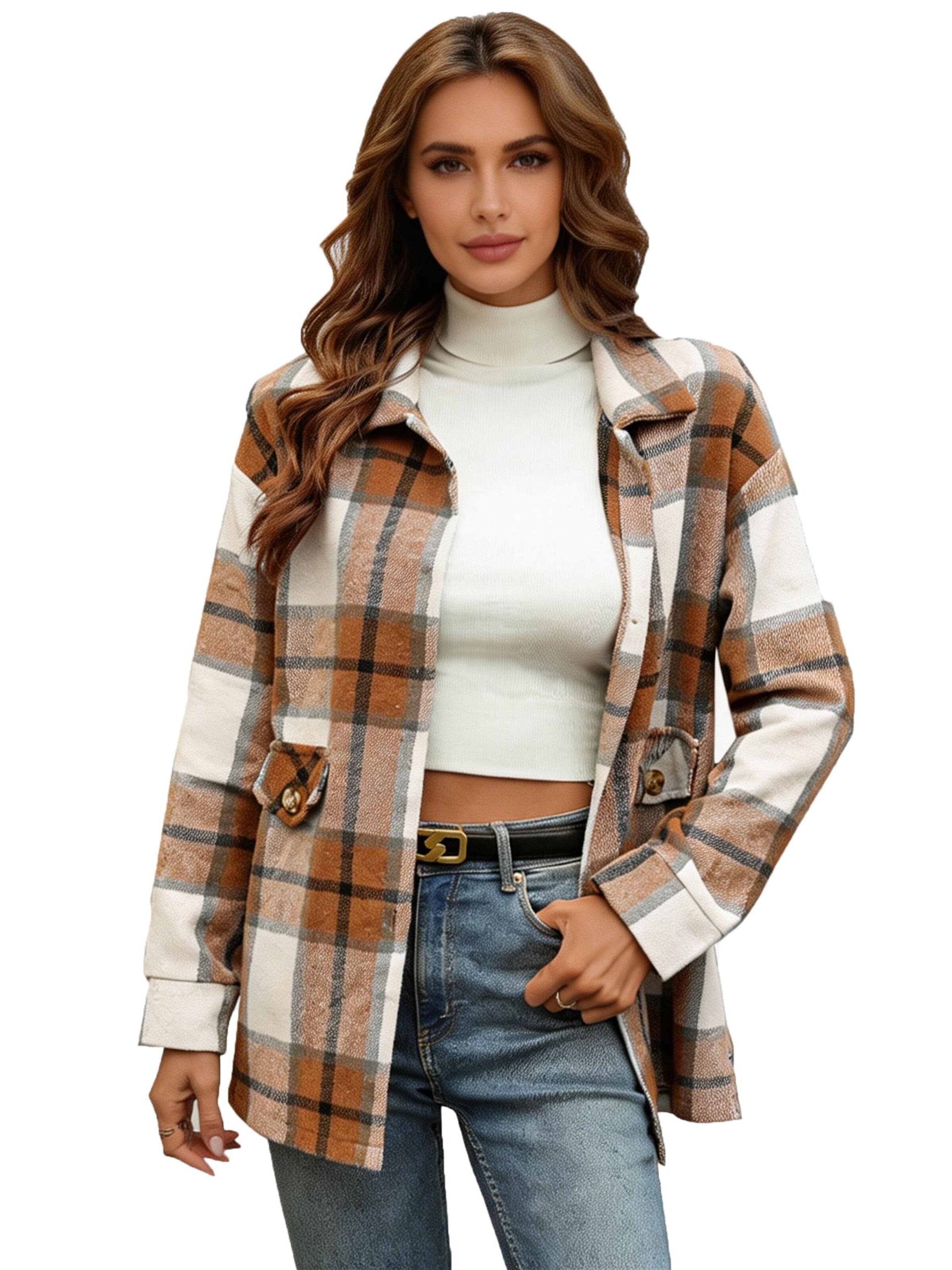 KoJooin Übergangsjacke‌‌‌‌‌‌ in S in braun, Produktansicht