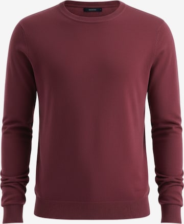 Pull-over Ombre en rouge : devant